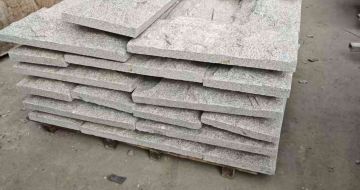 德州芝麻白蘑菇石，自然面