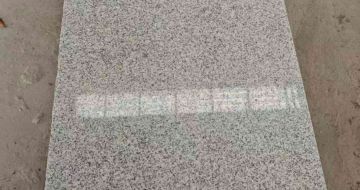 德州芝麻白光面毛板