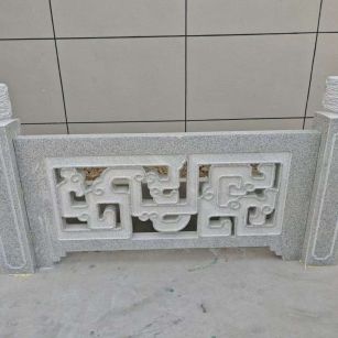 德州芝麻白河道栏杆 桥栏杆