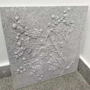 德州芝麻白雕刻版，异形定制