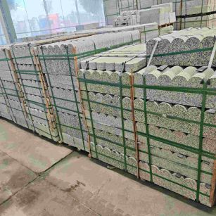 德州芝麻白芙蓉白花边石