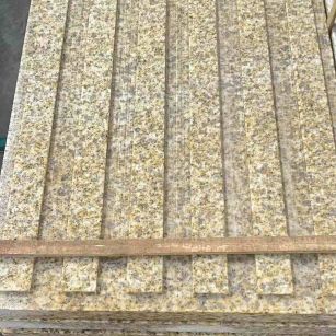 德州黄金麻盲道 石材盲道