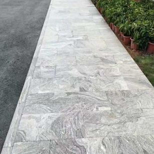 德州浪淘沙地铺石 夜里雪