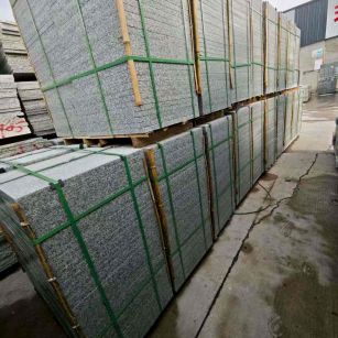 德州芝麻白地铺版 石材地铺石