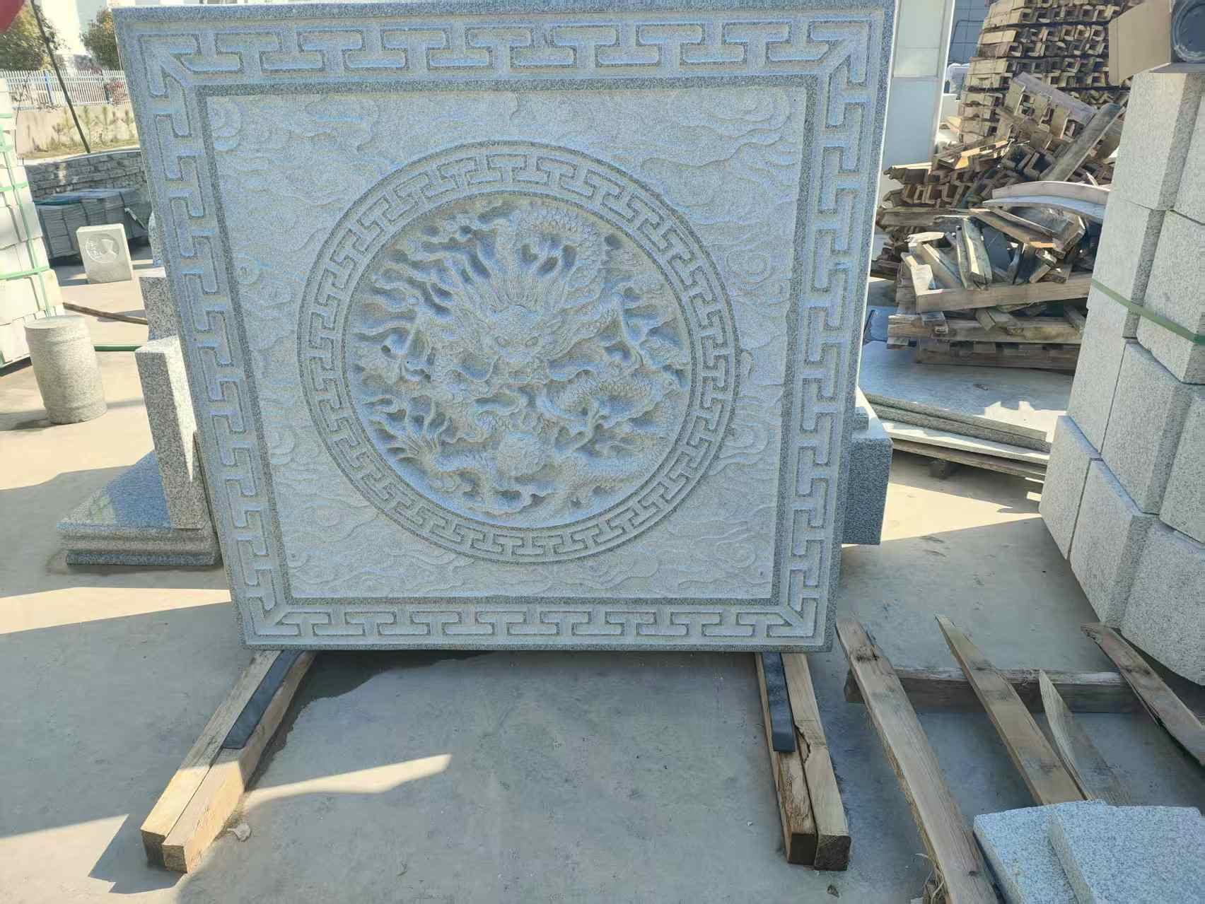 德州芝麻白芝麻灰别墅雕刻板