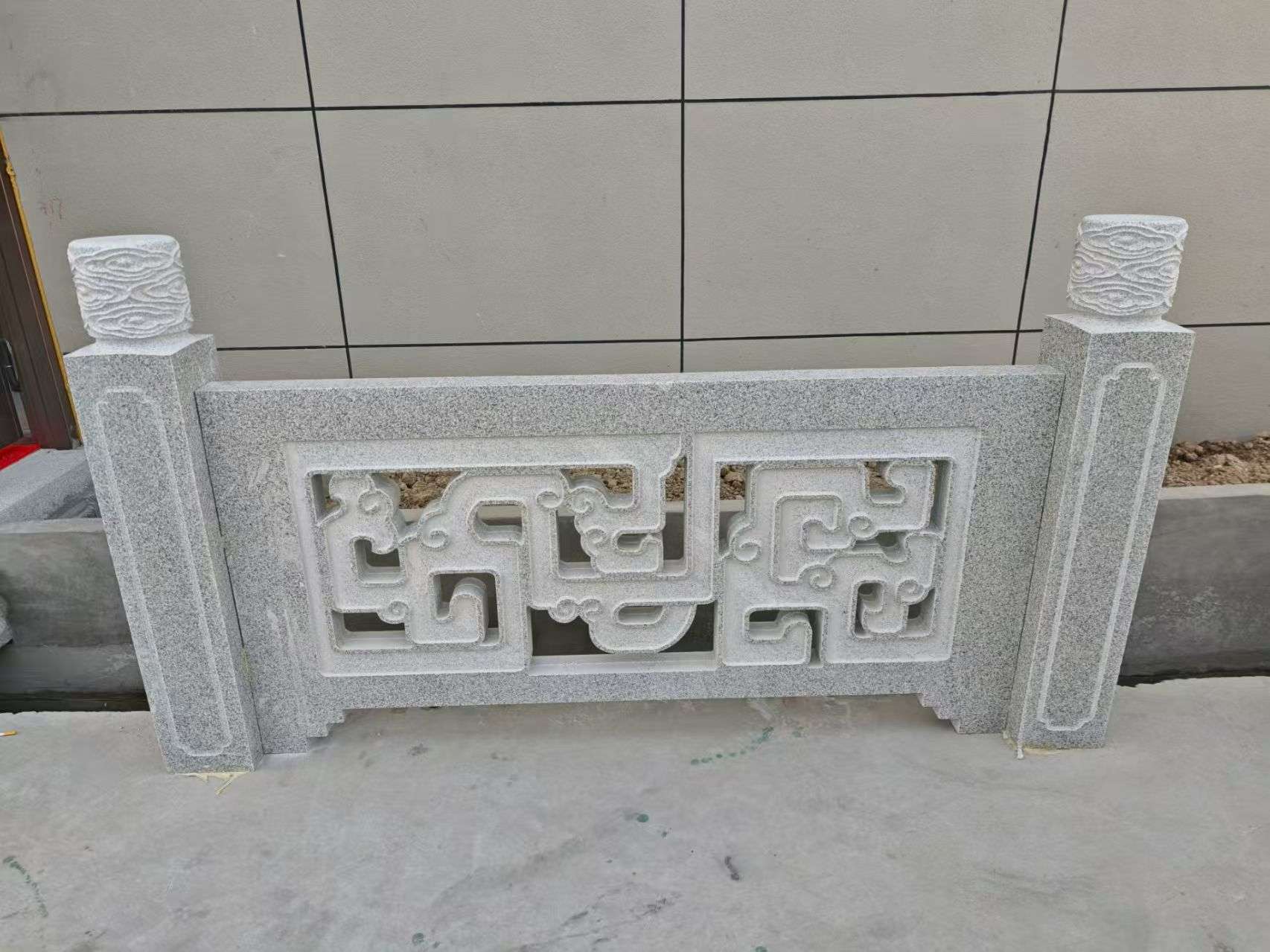 德州芝麻白河道栏杆 桥栏杆